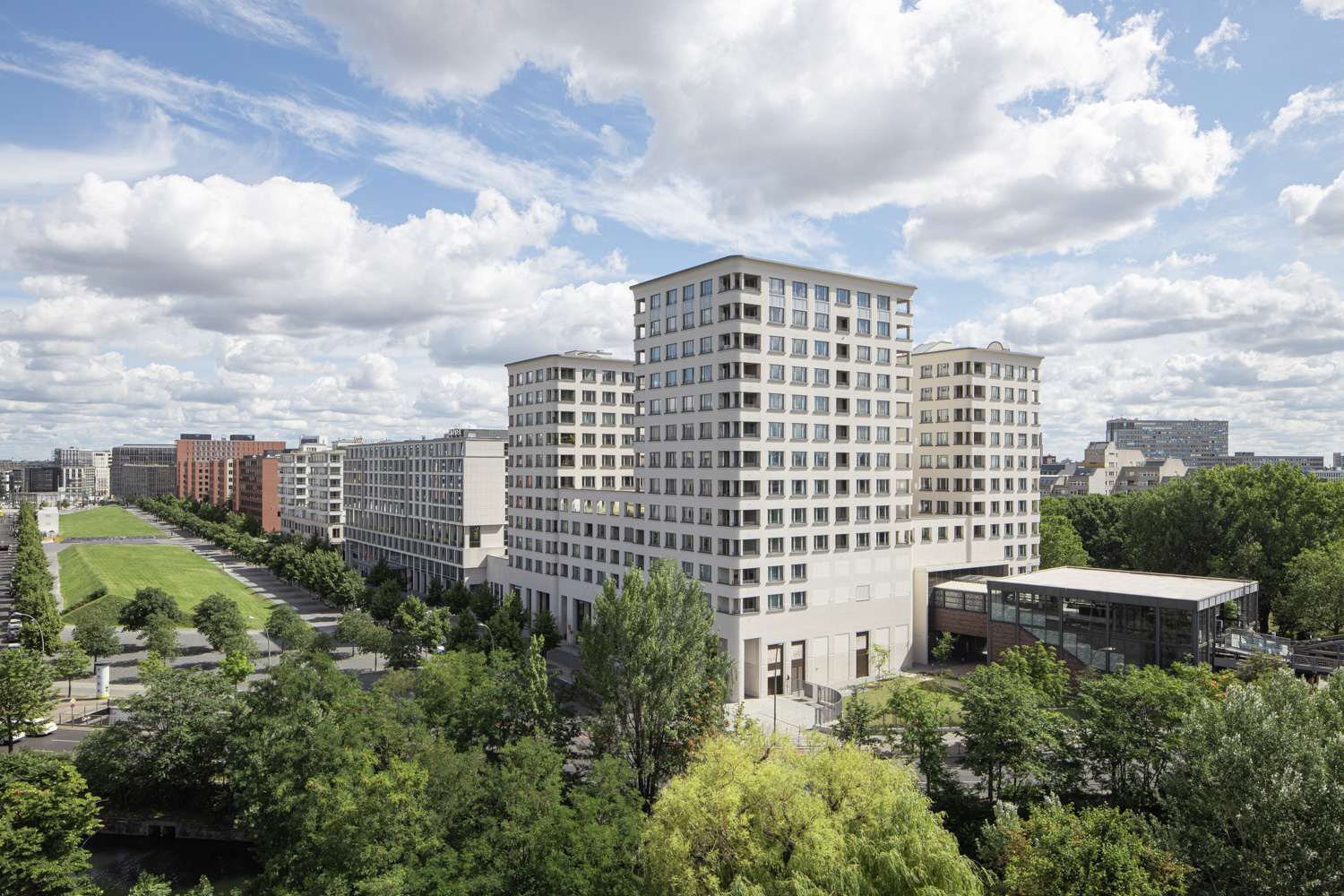 Aussicht vom Hotel - high Park Berlin am Potsdamer Platz - Architekturfotografie Ken Wagner