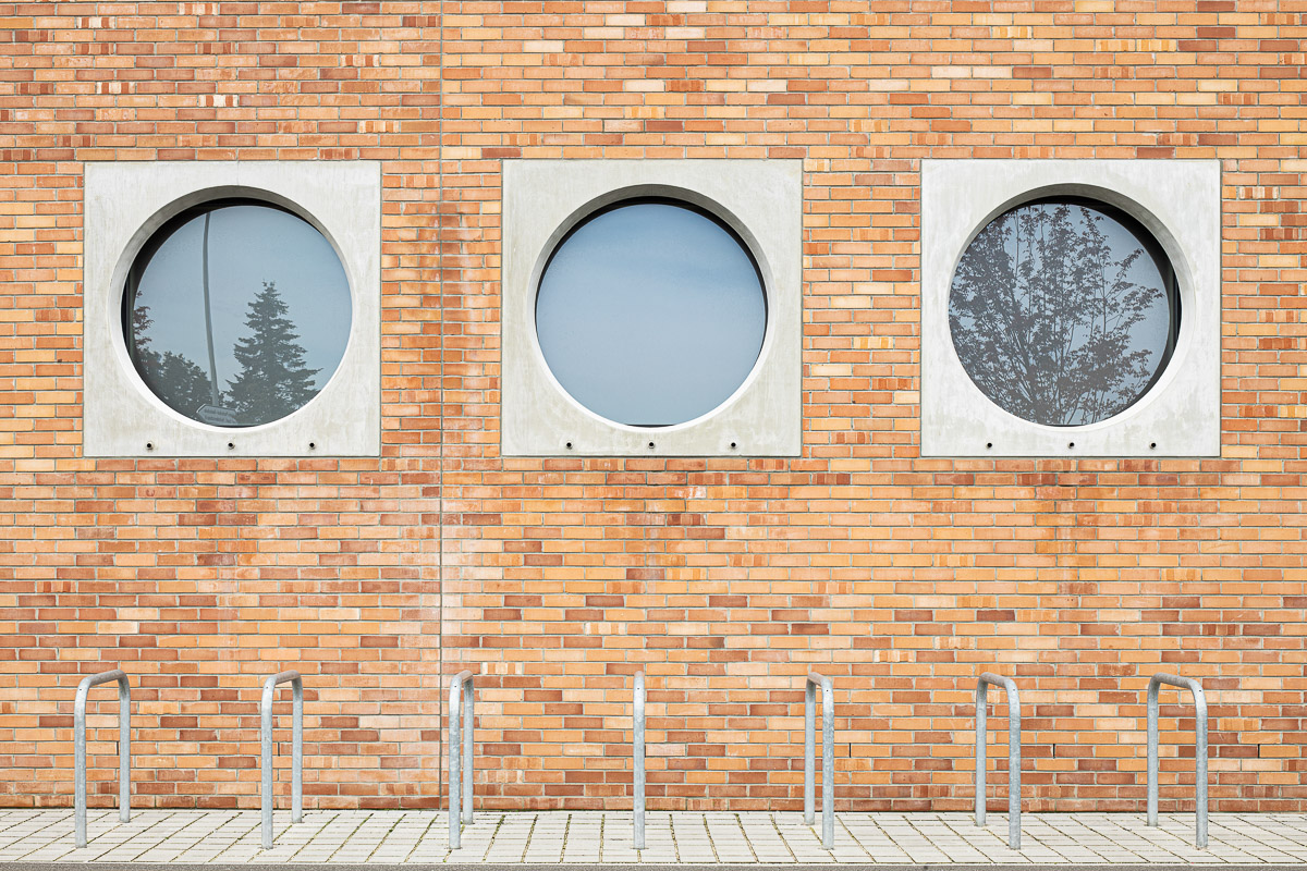 Architekturfotografie von Johann-Pachelbel-Realschule in Nürnberg, Architekturfotograf Ken Wagner