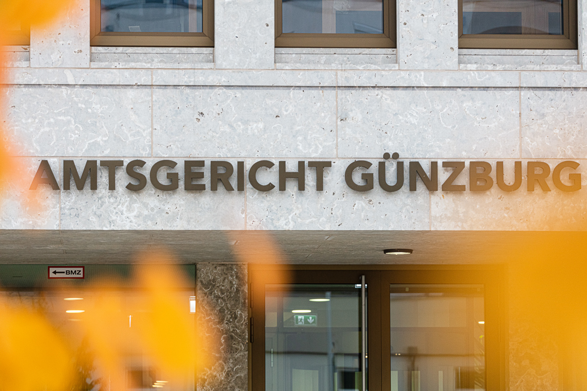 Schrift vom Amtsgericht in Günzburg